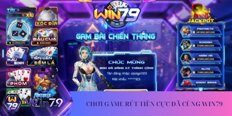 Các phương thức rút tiền Win79 phổ biến nhất tại cổng game